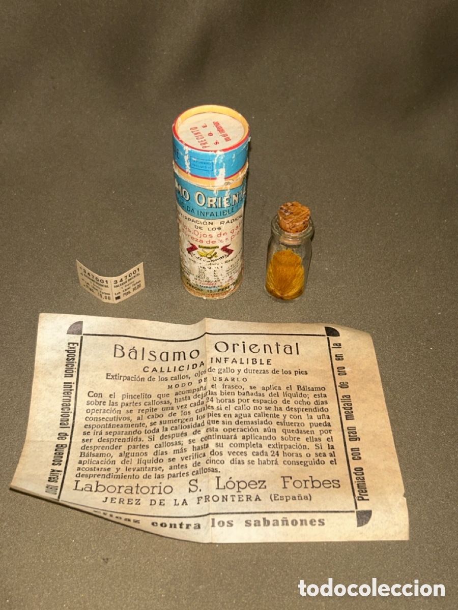 Blechdosen und Kisten: CAJA DE CART&Oacute;N B&Aacute;LSAMO ORIENTAL. CALLICIDA INFALIBLE. J. SORBES Y SOBRINO, J&Eacute;REZ DE LA FRONTERA