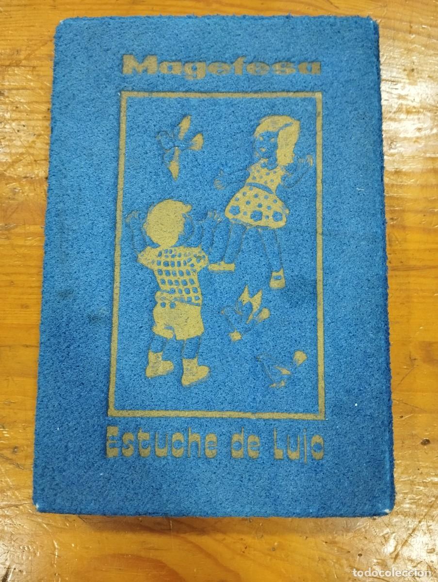 Bo&icirc;tes et petites bo&icirc;tes m&eacute;talliques: CAJA VACIA MAGEFESA &rdquo;ESTUCHE DE LUJO&rdquo;, FORRADA CON PA&Ntilde;O.