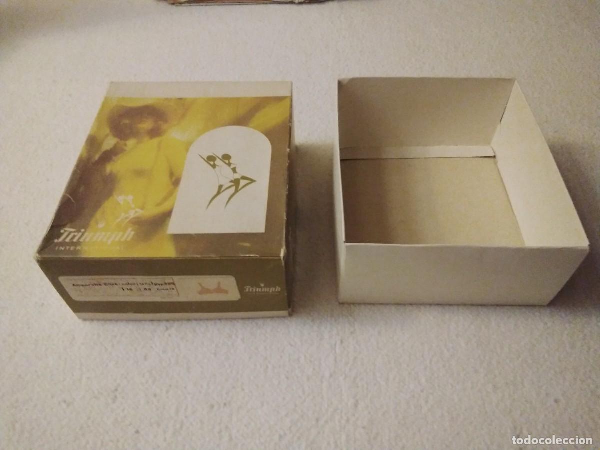 Boxes and metal boxes: CAJA CART&Ograve;N DE LENCER&Igrave;A A&Ntilde;OS 70, MARCA TRIUMPH / ENV&Igrave;O ORDINARIO GRATIS, SE PAGA AL RECIBIR