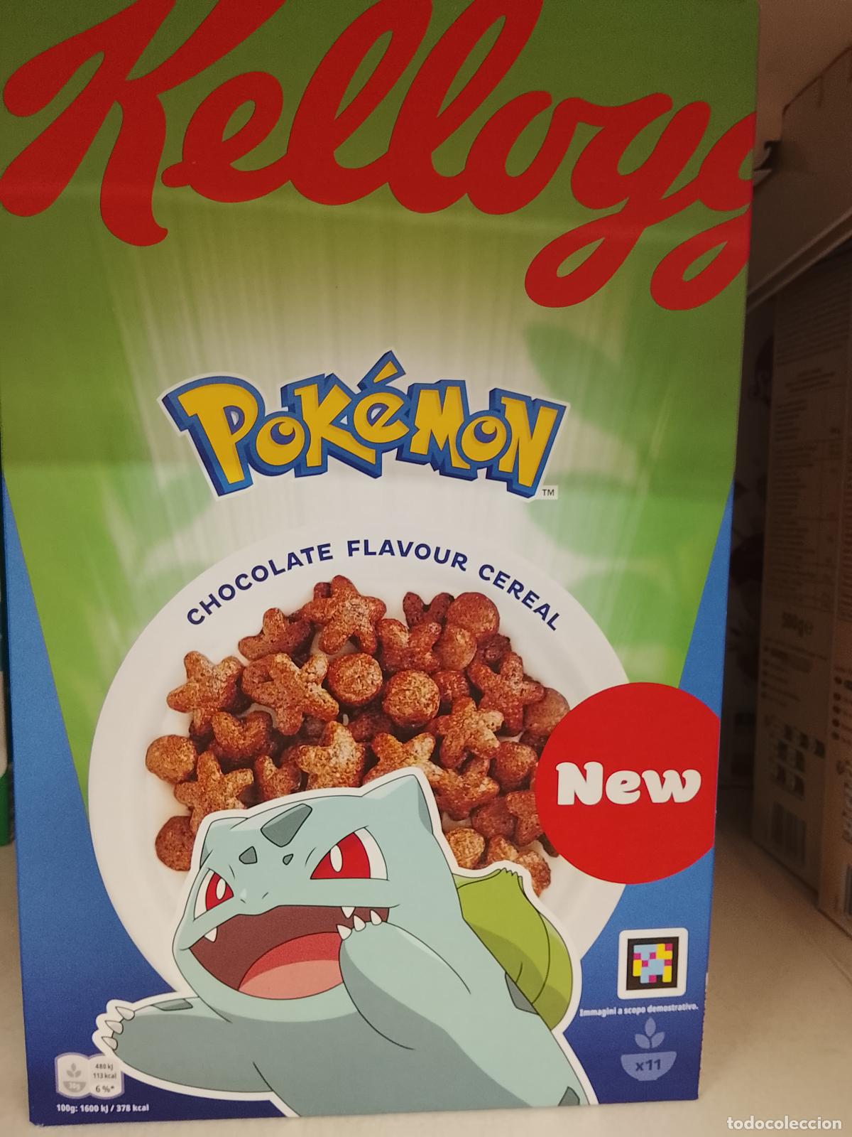 Bo&icirc;tes et petites bo&icirc;tes m&eacute;talliques: Caja cereales publicidad Pok&eacute;mon muy buen estado vac&iacute;a.