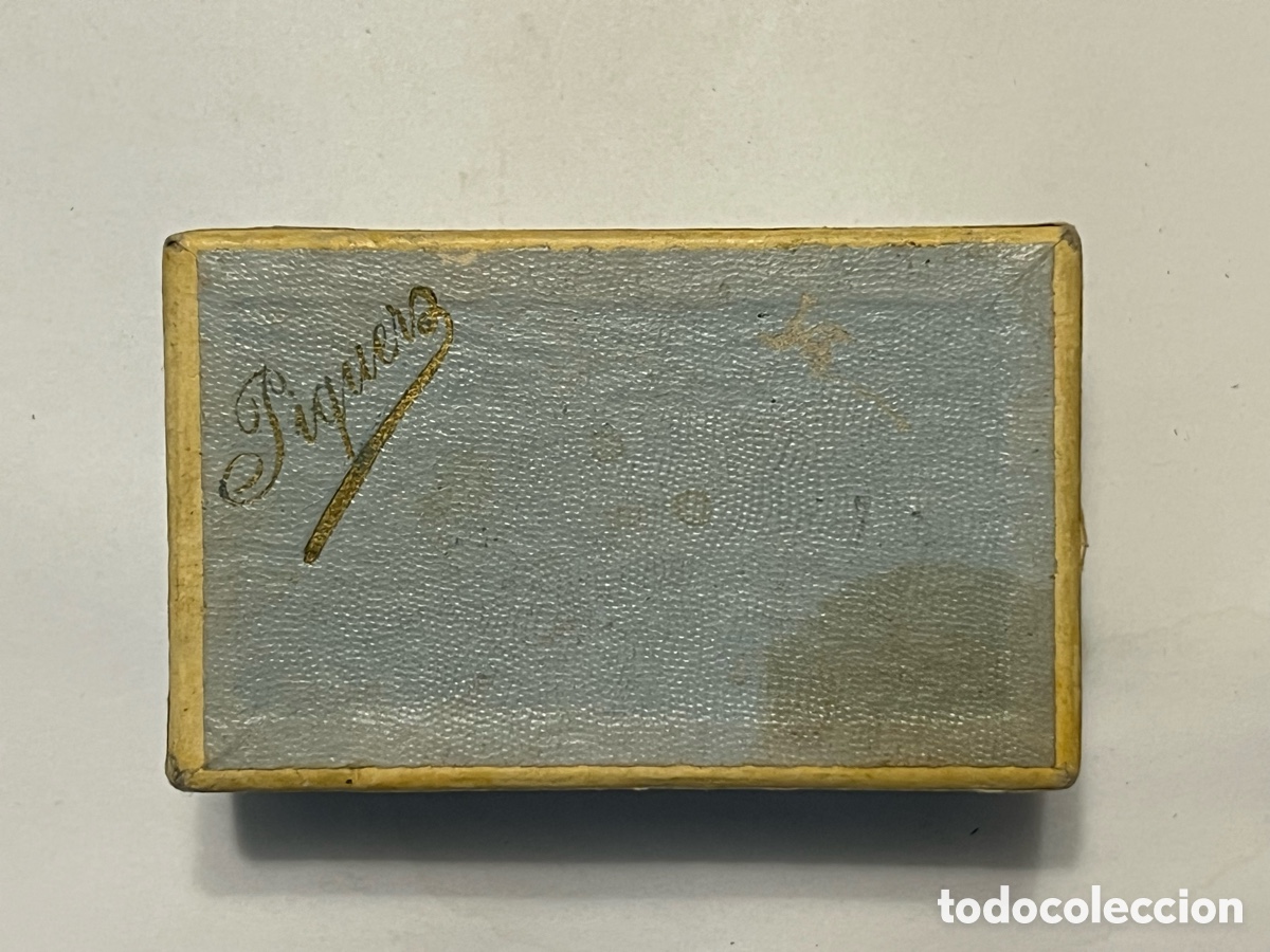 Cajas y cajitas met&aacute;licas: VALENCIA. Antigua cajita Joyer&iacute;a Piquer.. (h.1950?) Medidas: 5 x 8 x 2,5 cm.,