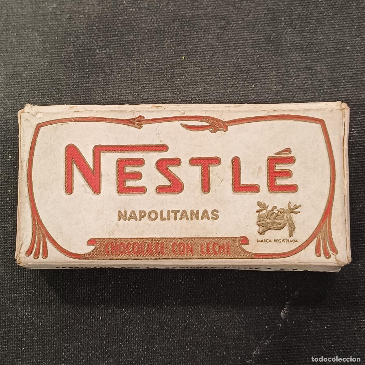 Bo&icirc;tes et petites bo&icirc;tes m&eacute;talliques: NAPOLITANAS NESTLE/CAJA VACIA.
