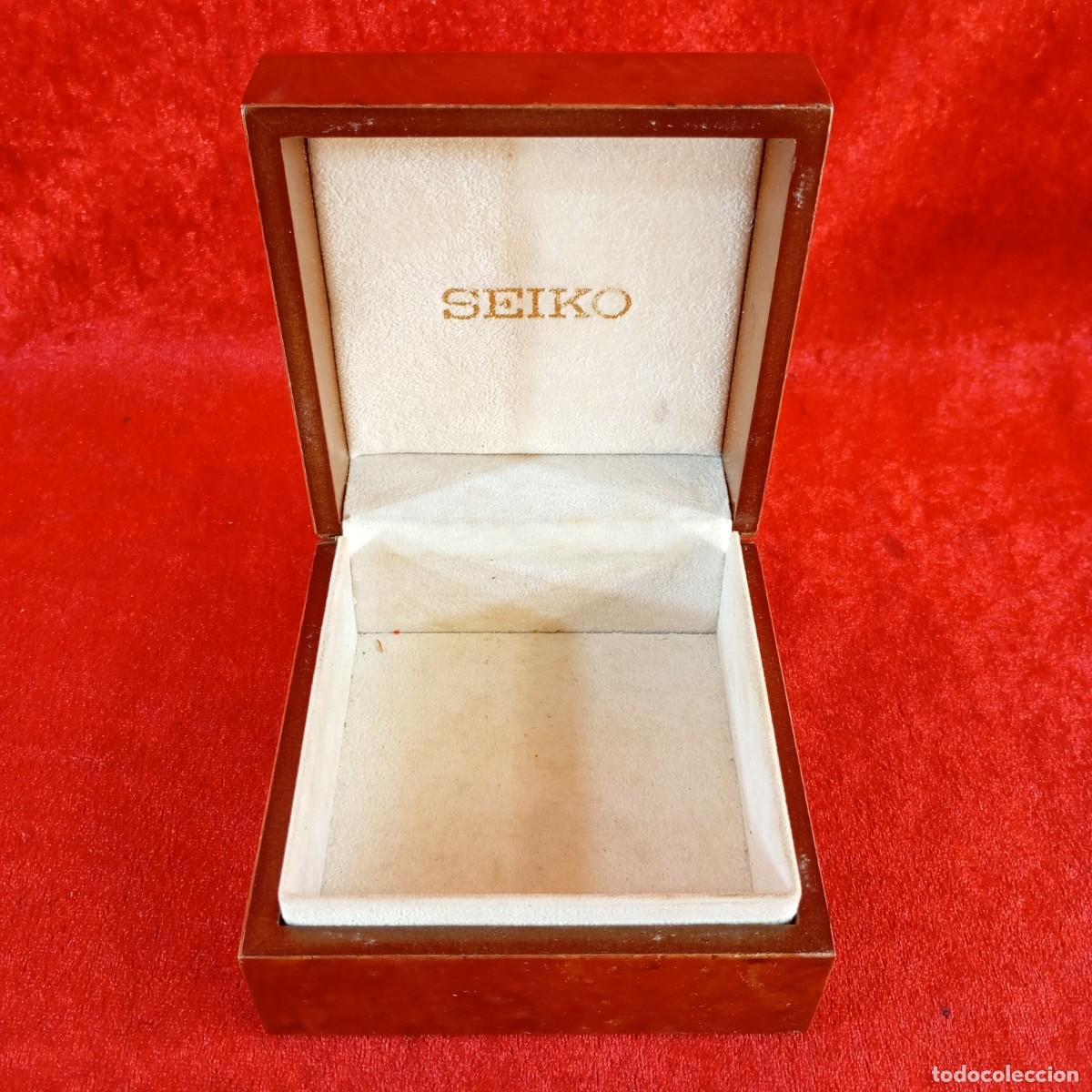 Casse e cassette metalliche: CAJA ANTIGUA DE RELOJ - SEIKO EN MADERA - 11 CM