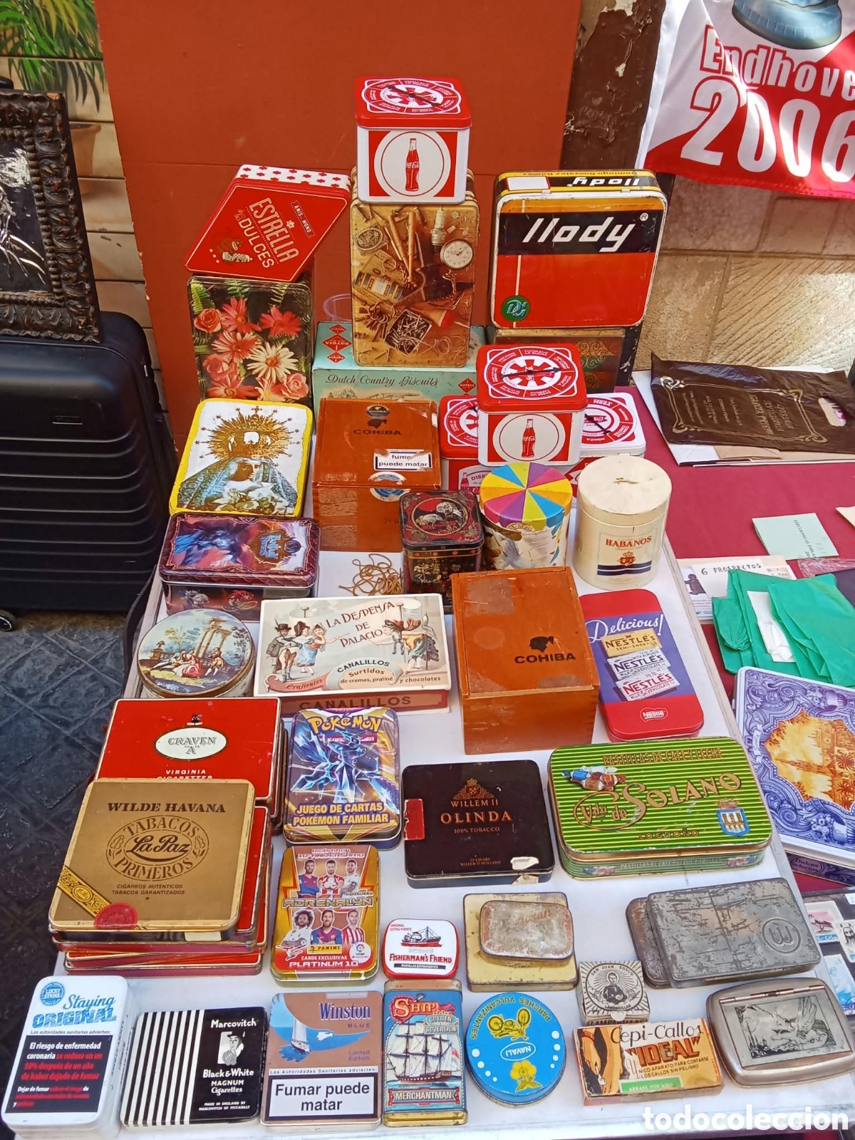 Boxes and metal boxes: Buen lote de cajas met&aacute;licas