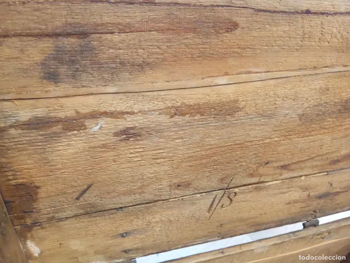 Cajas y cajitas met&aacute;licas: Caja de madera con asas de cuerda - Foto 5