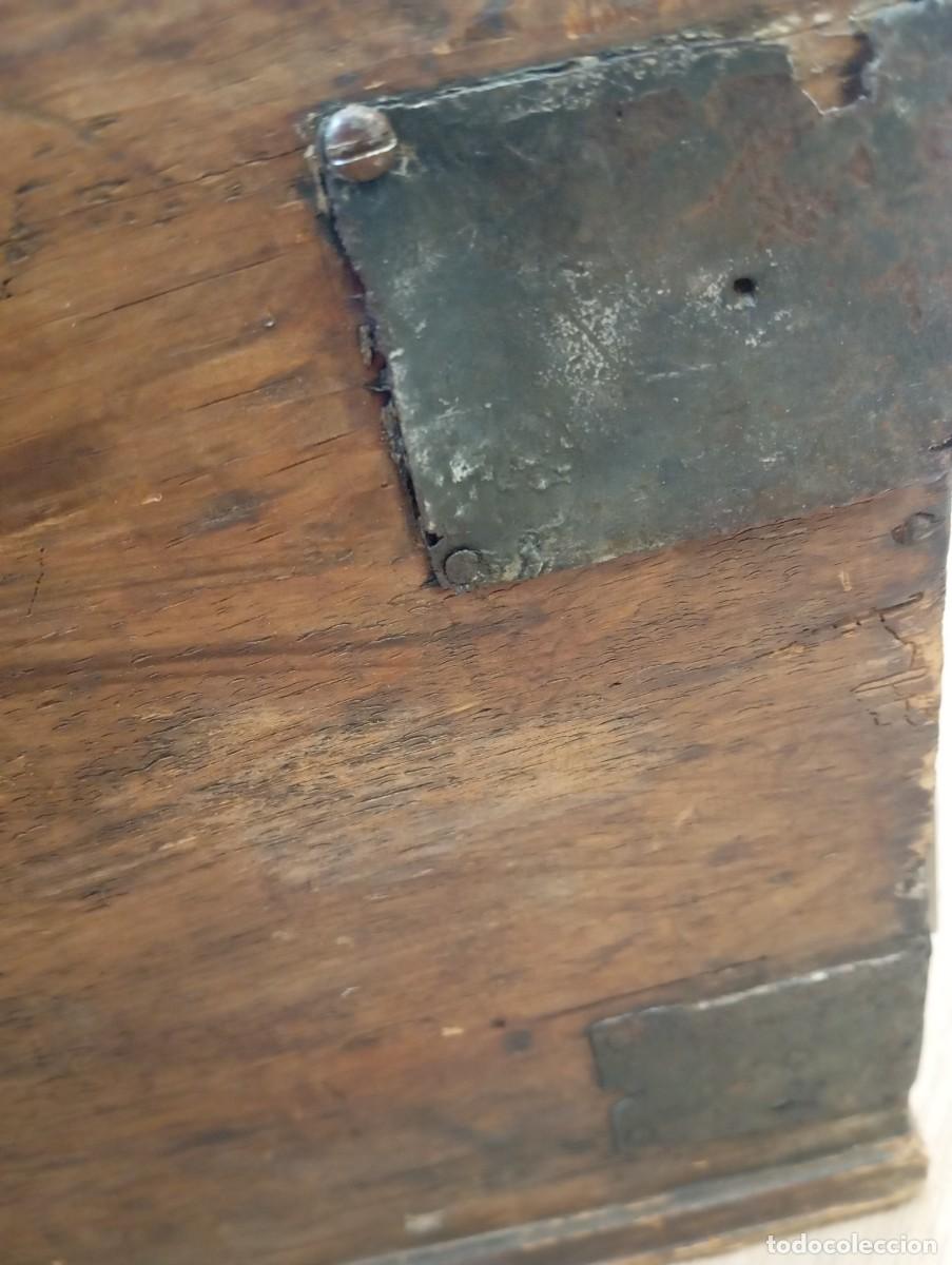 Cajas y cajitas met&aacute;licas: Caja de madera con asas de cuerda - Foto 7