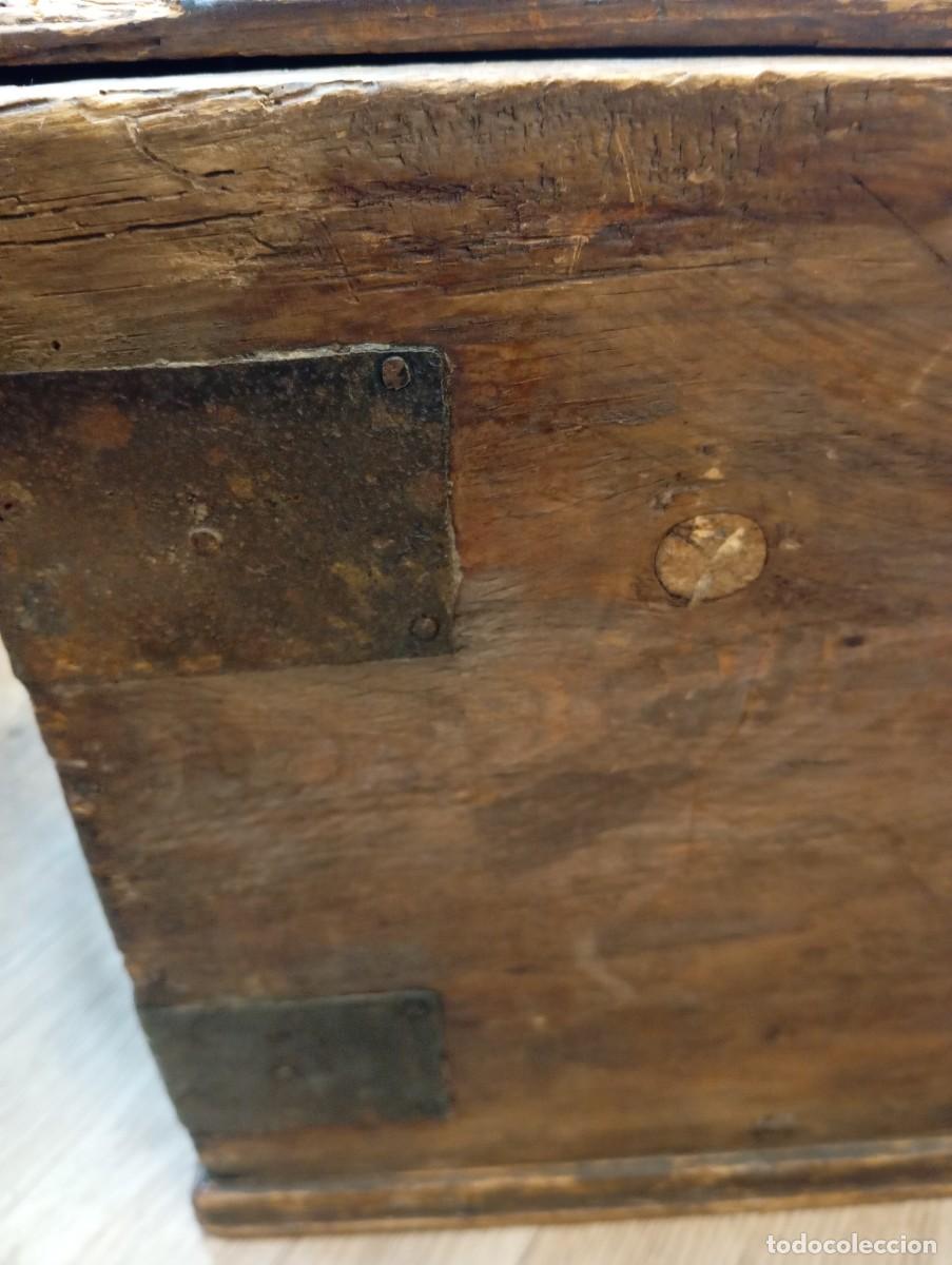 Cajas y cajitas met&aacute;licas: Caja de madera con asas de cuerda - Foto 8