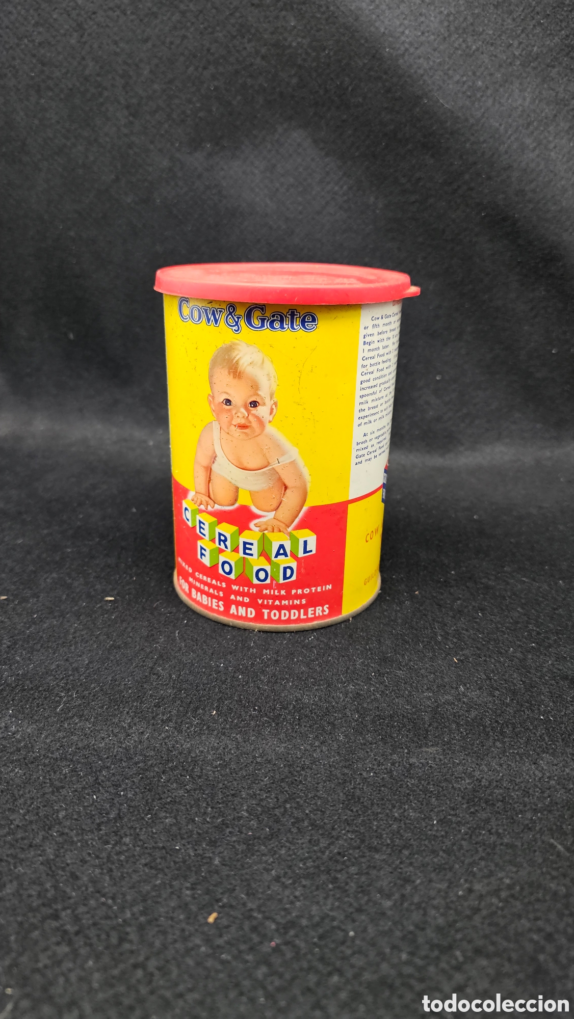 Boxes and metal boxes: Antigua lata de cereales infantil
