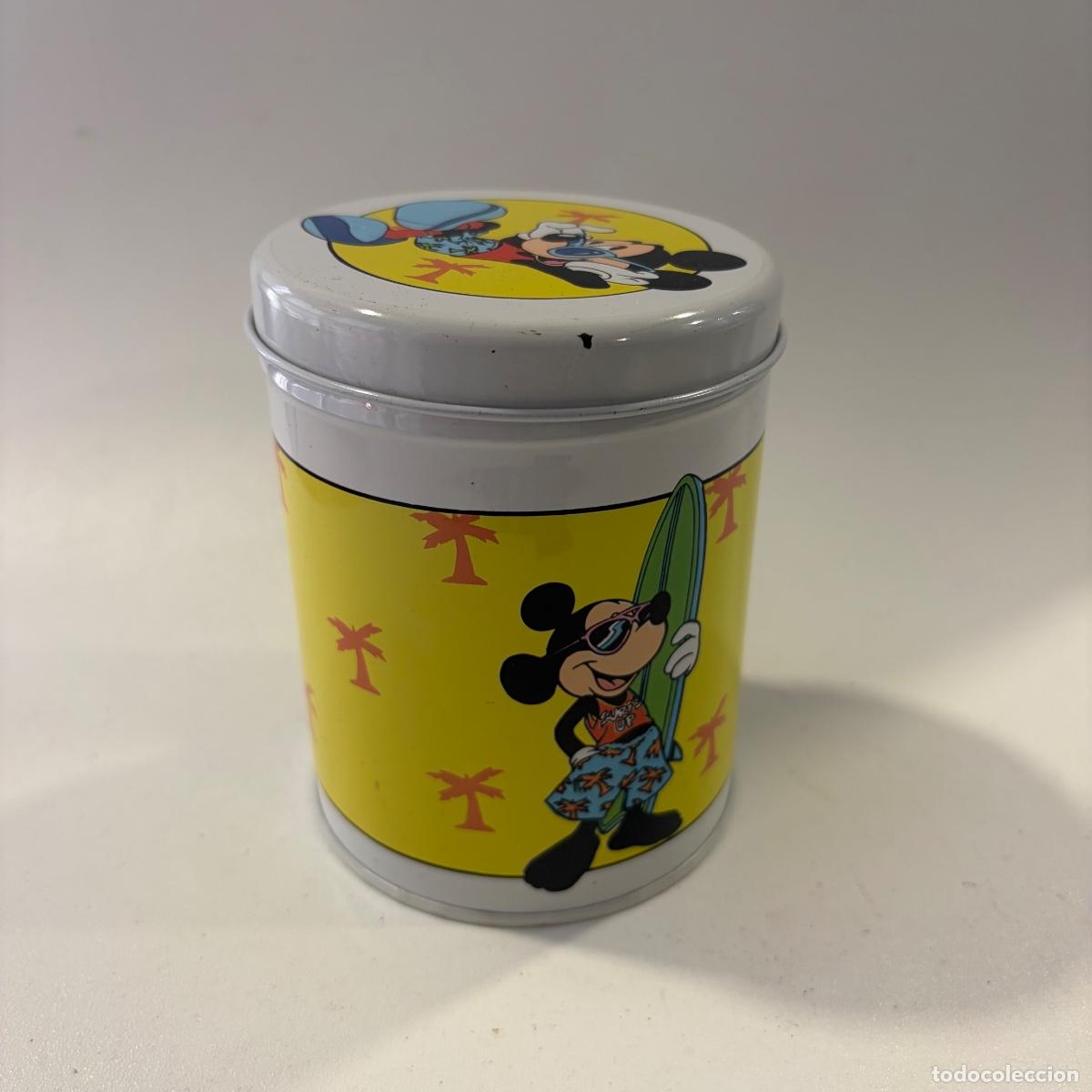 Cajas y cajitas met&aacute;licas: bote caja de hojalata mickey mouse surfista disney - the tin box company - m&eacute;xico