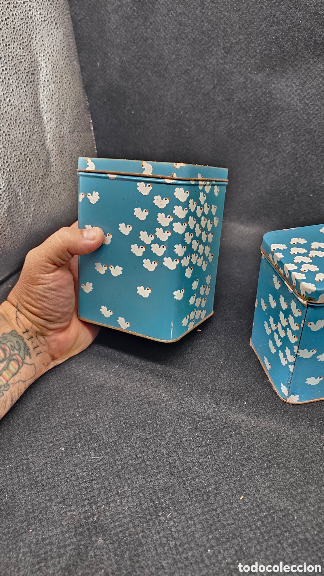 Cajas y cajitas met&aacute;licas: Latas d&eacute;cada de los 90 - Foto 2