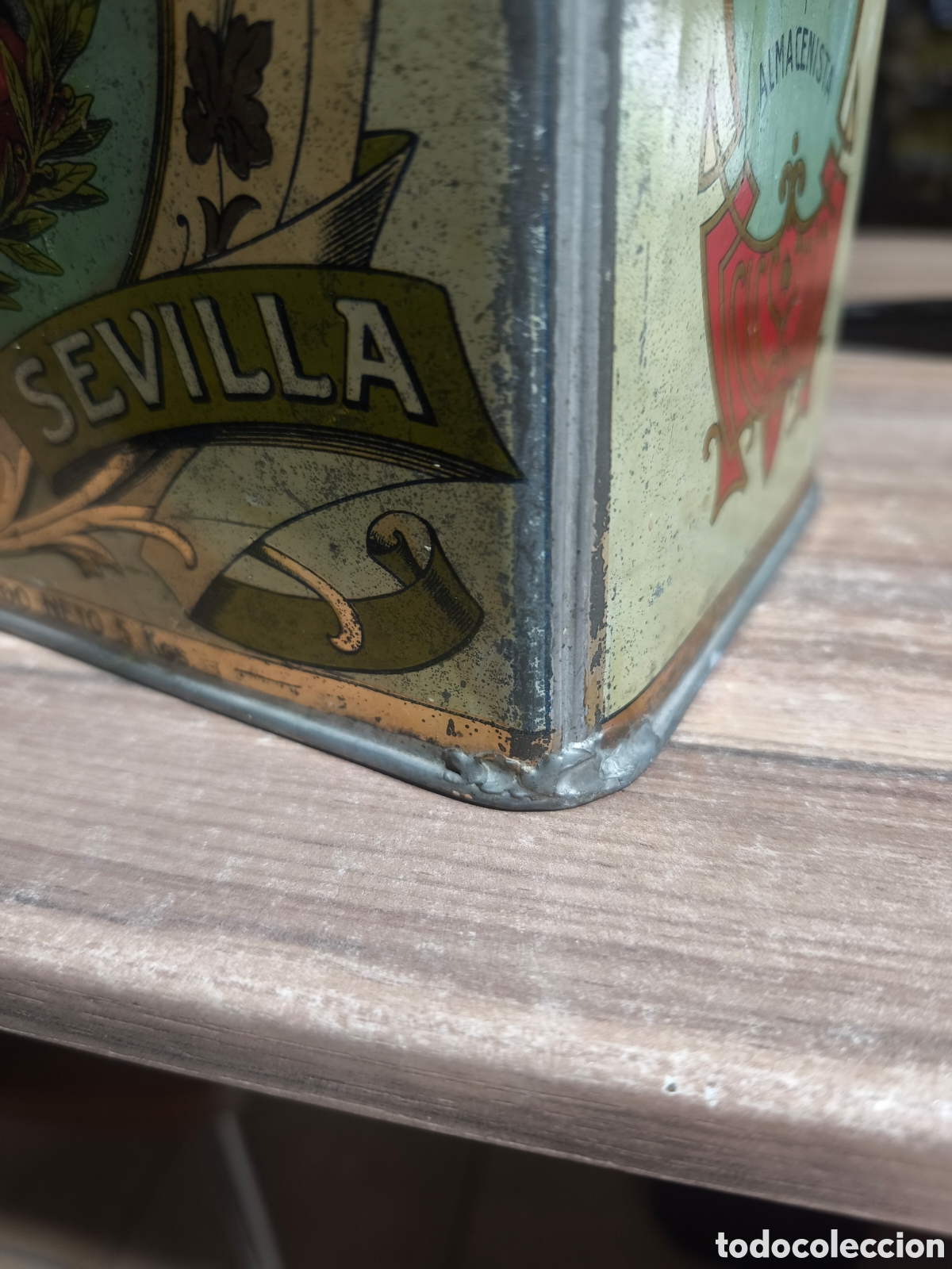 Cajas y cajitas met&aacute;licas: LATA DE ACEITUNAS RICARDO BAREA - Foto 7