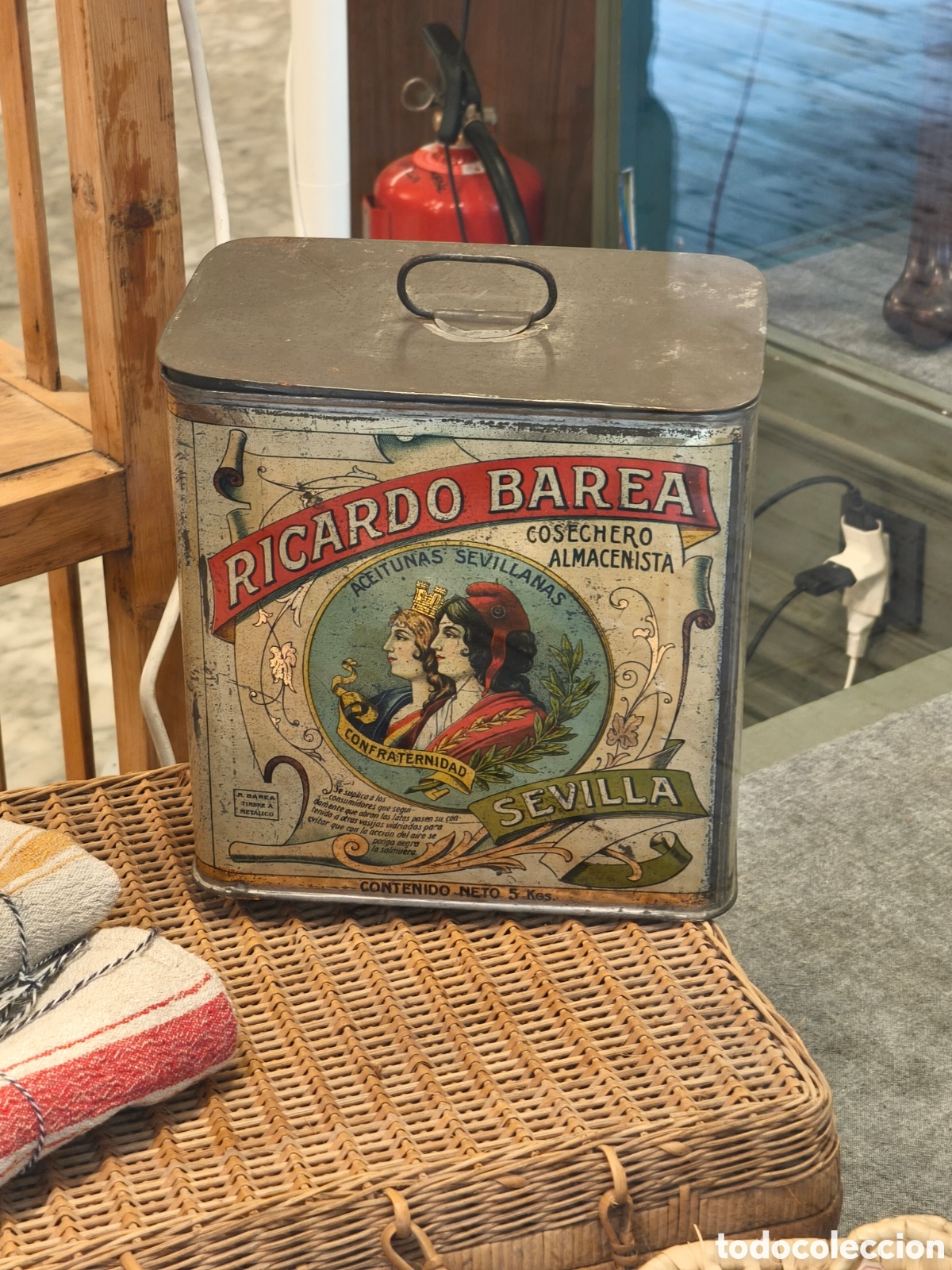 Cajas y cajitas met&aacute;licas: LATA DE ACEITUNAS RICARDO BAREA