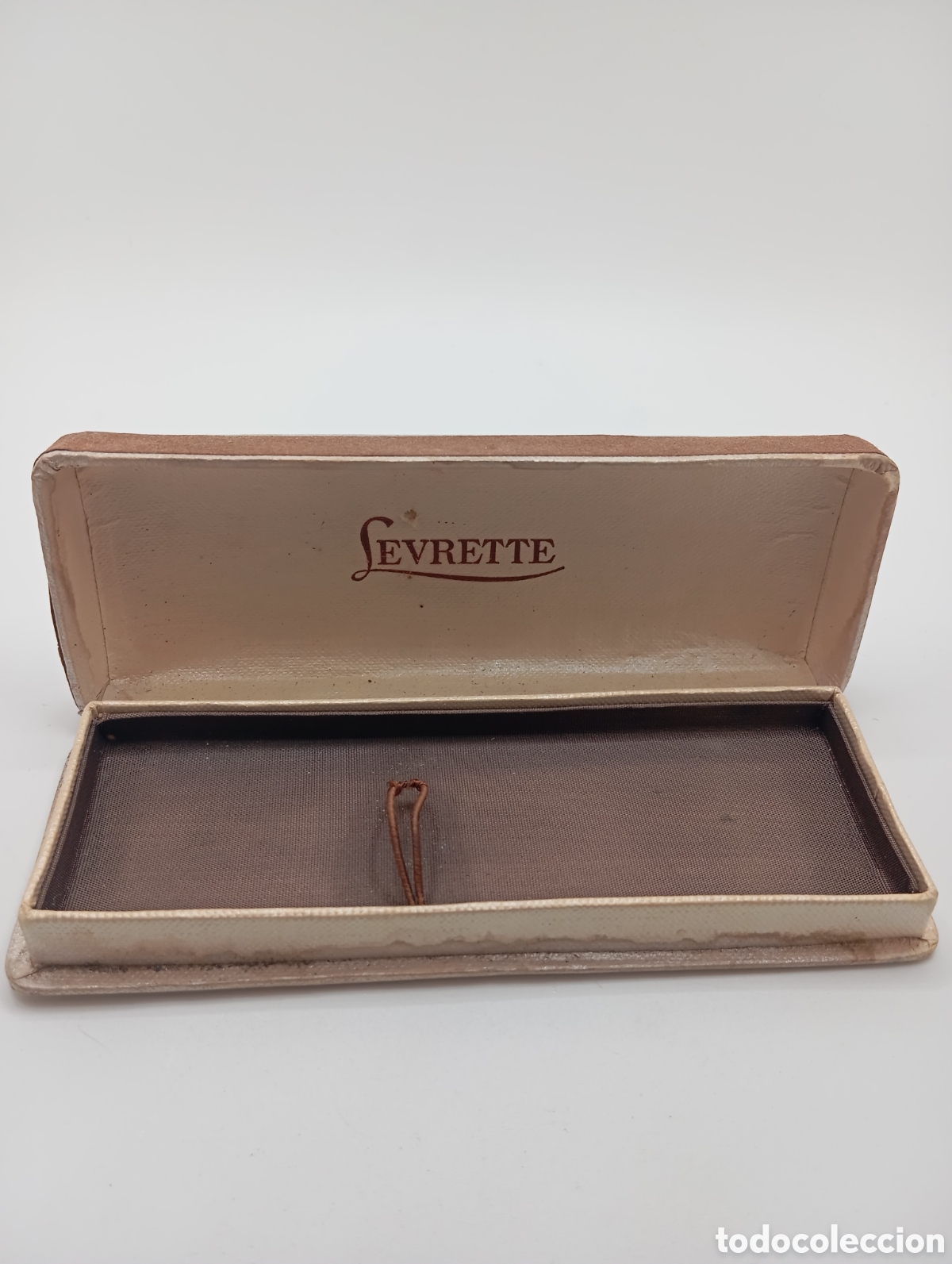 Cajas y cajitas met&aacute;licas: Caja antigua marca Leverette - Foto 2