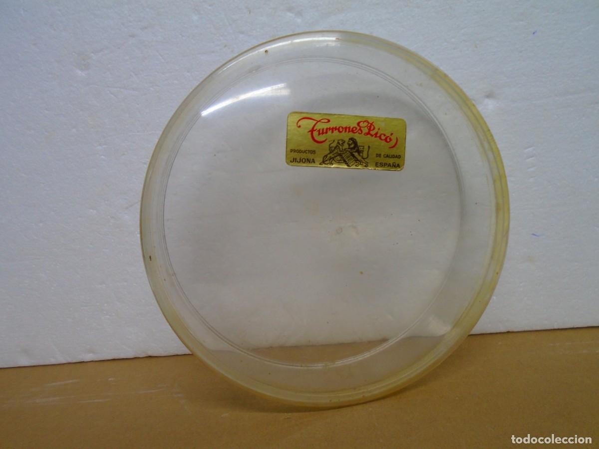 Cajas y cajitas met&aacute;licas: VINTAGE CAJA DE PLASTICO DE TORTAS&rdquo;TURRONES PICO&rdquo;JIJONA.20X5 CM.