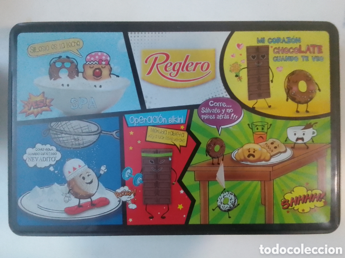 Cajas y cajitas met&aacute;licas: Caja met&aacute;lica vac&iacute;a Regleto.