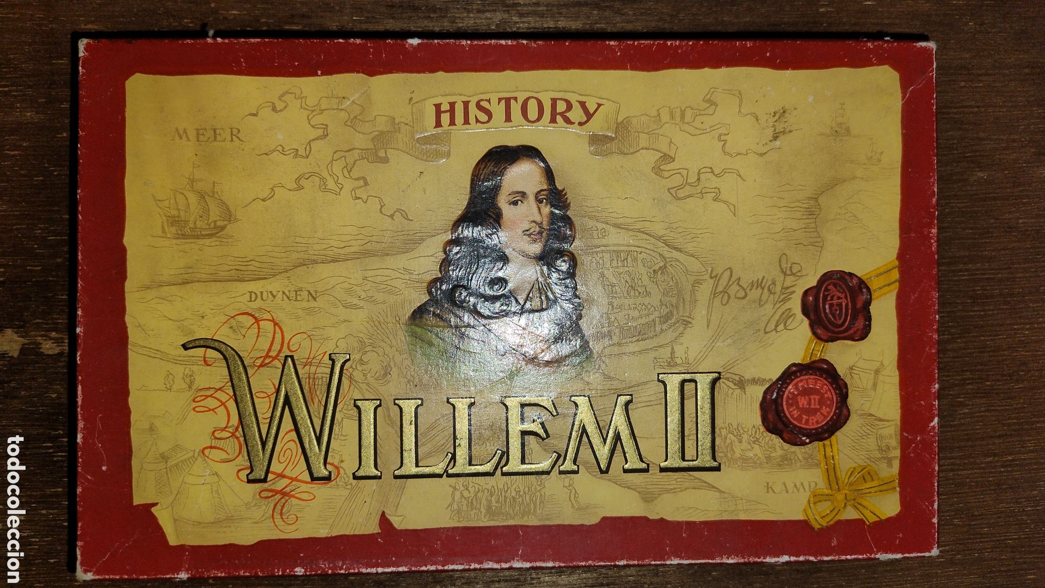 Cajas y cajitas met&aacute;licas: Willem II caja de cigarros vac&iacute;a