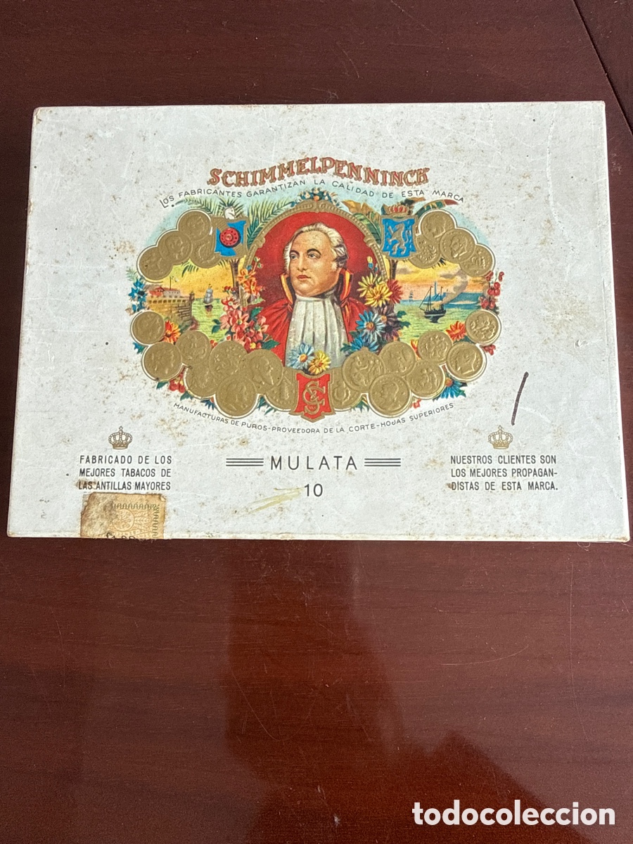 Cajas y cajitas met&aacute;licas: SCHIMMELPENNINCK - MULATA 10 - PUROS DE LA CORTE 5PUROS ENVASADOS
