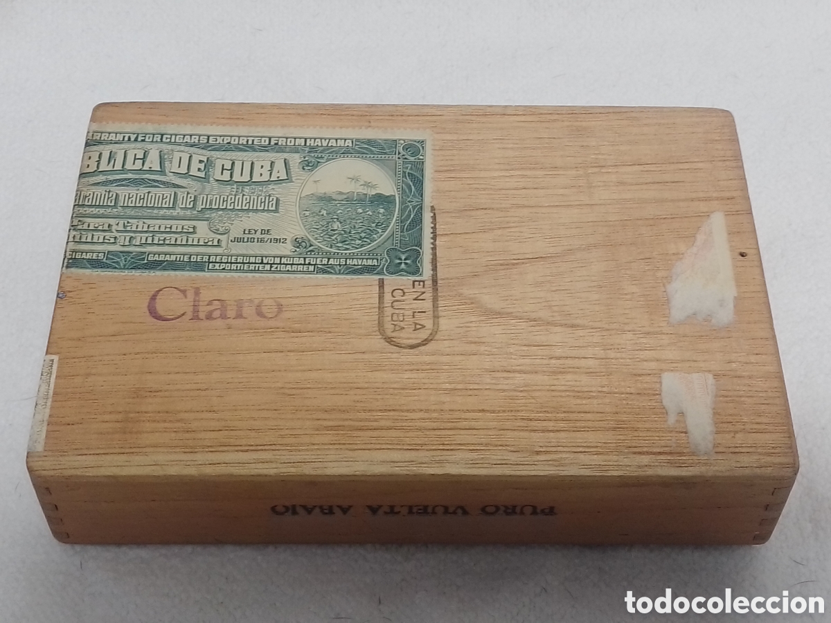 Cajas y cajitas met&aacute;licas: Caja de puros Petronio. - Foto 2