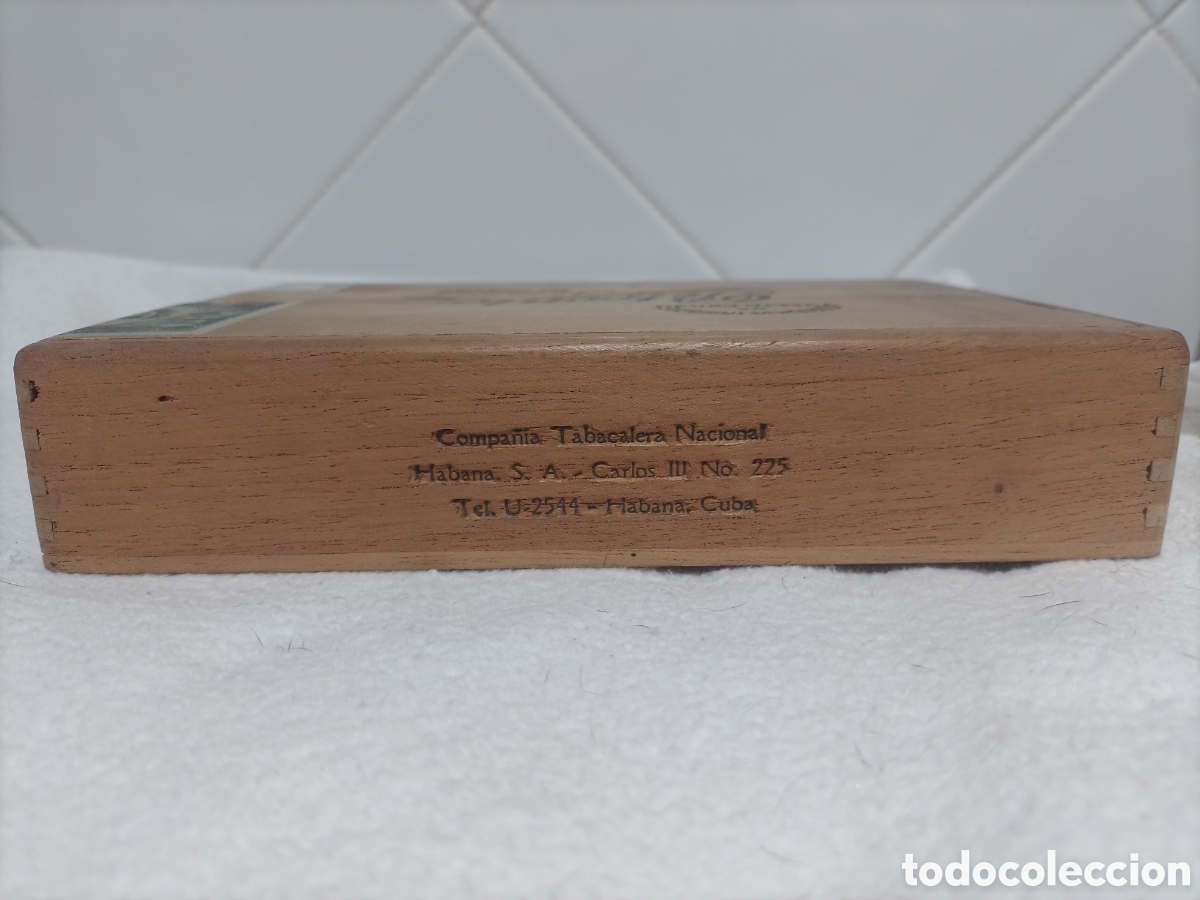 Cajas y cajitas met&aacute;licas: Caja de puros Petronio. - Foto 5