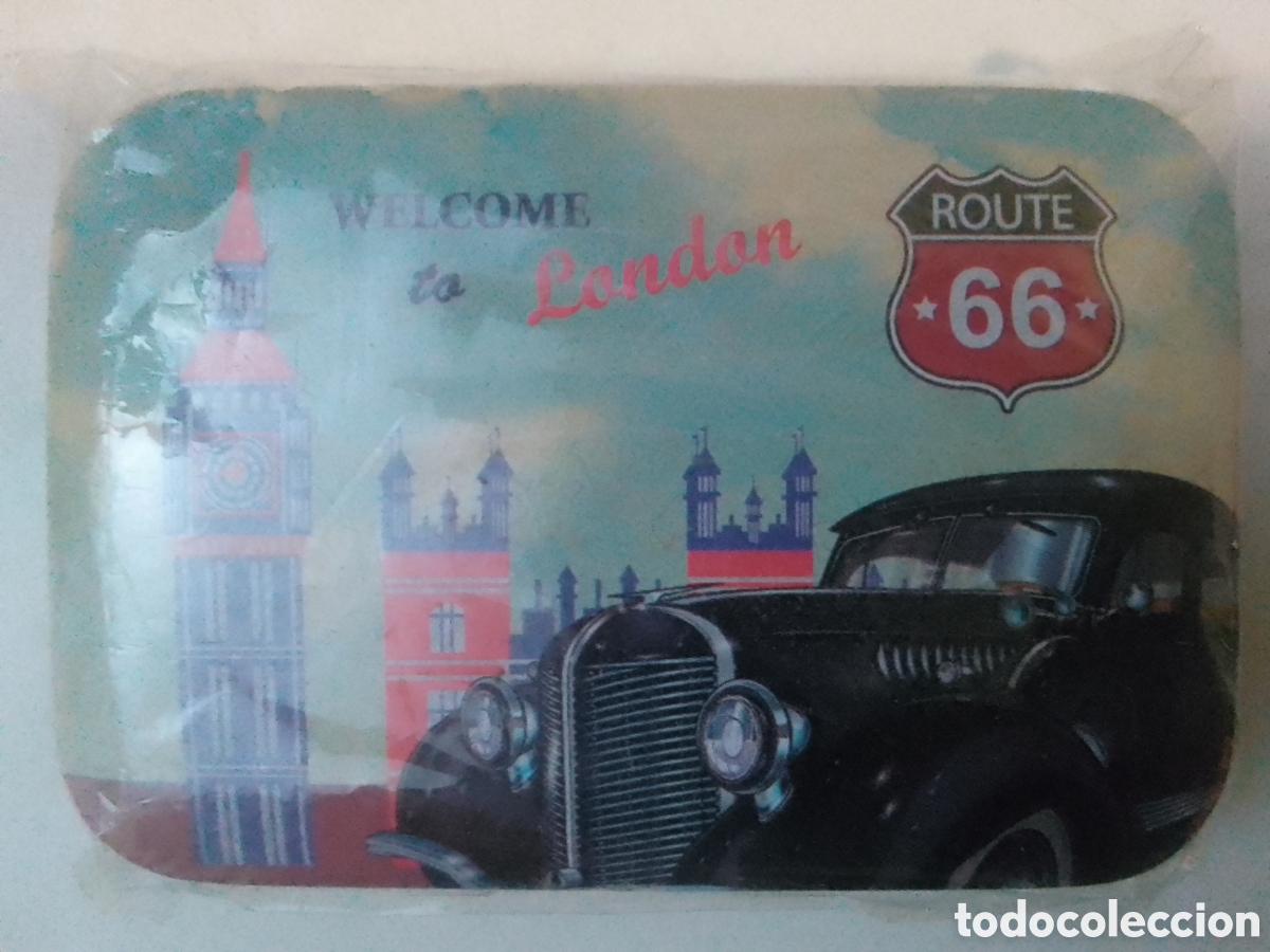 Cajas y cajitas met&aacute;licas: Cajita met&aacute;lica Route 66.