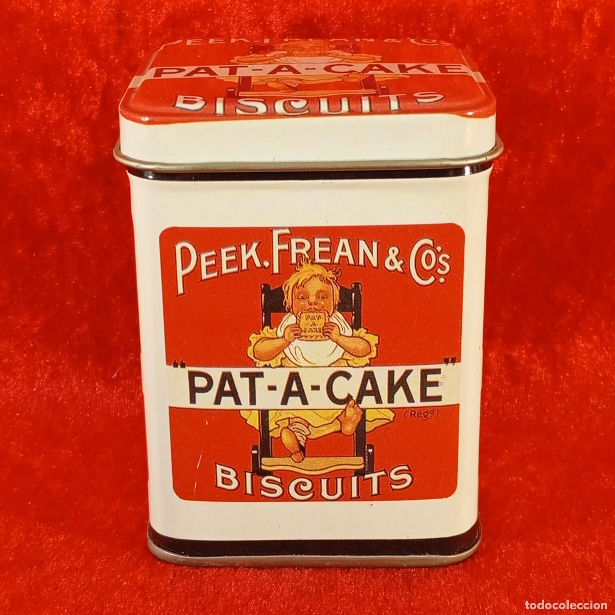 Cajas y cajitas met&aacute;licas: CAJA METALICA VINTAGE - SIGLO XX - PEEK FREAN & COS, BISCUITS - 7 X 7 CM - 9 CM DE ALTO