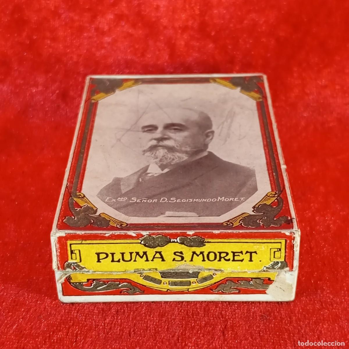 Cajas y cajitas met&aacute;licas: ANTIGUA CAJA VERDE DE PUMILLAS DE ACERO - MARCA D. LEONARDT & CO - BIRMINGHAM - 5,8 X 8,8 CM
