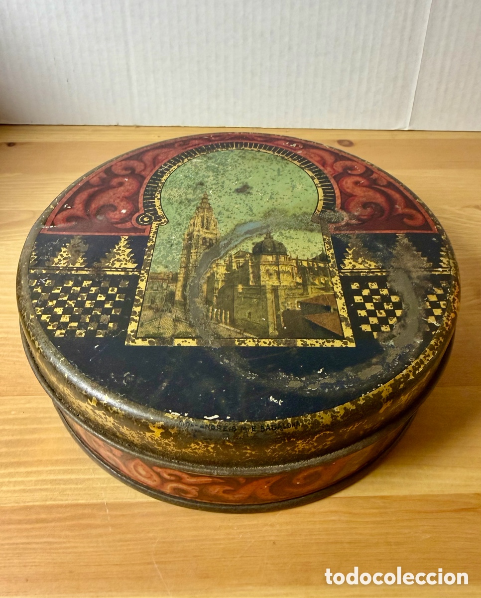 Cajas y cajitas met&aacute;licas: Antigua Caja F&aacute;brica Harinas San Jos&eacute; (Toledo)