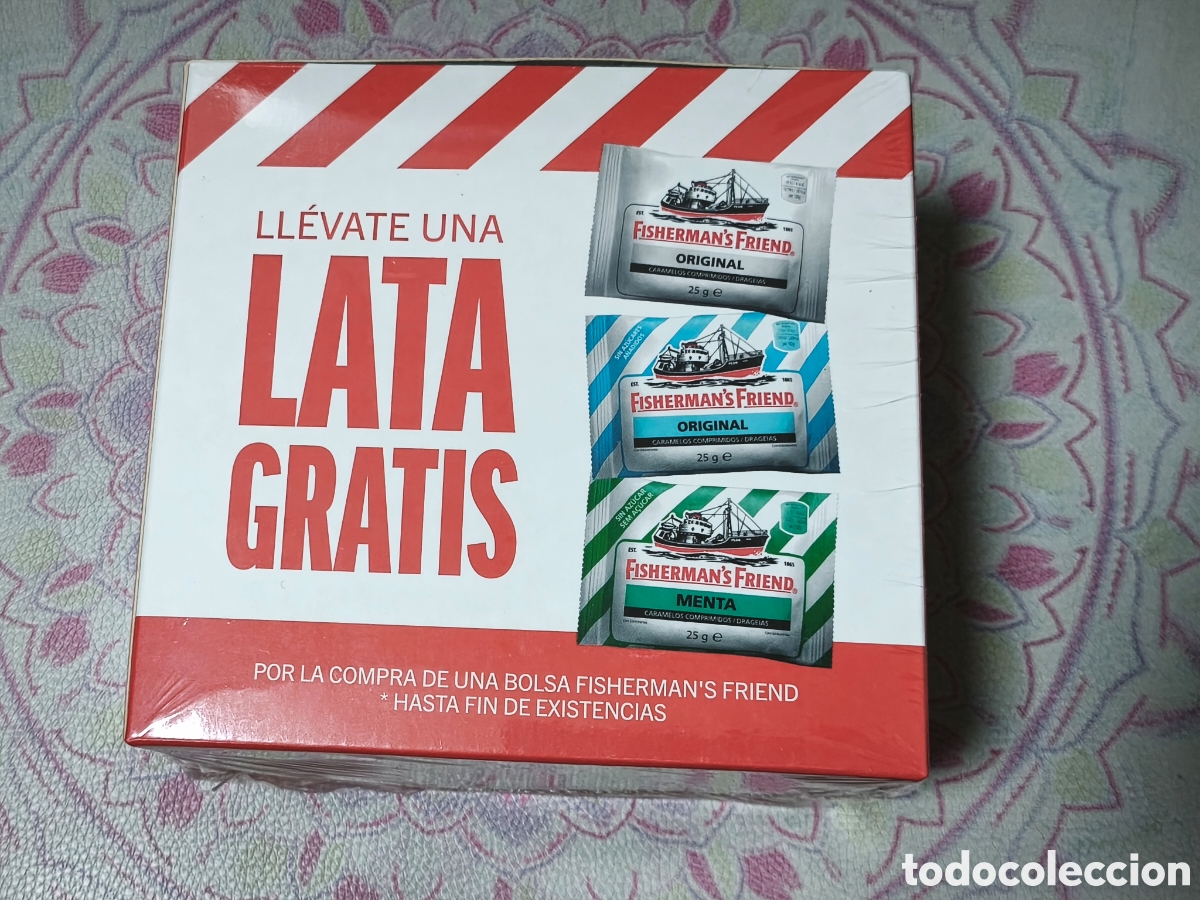Cajas y cajitas met&aacute;licas: Caja distribuci&oacute;n Fisherman's Friends 20 Unidades