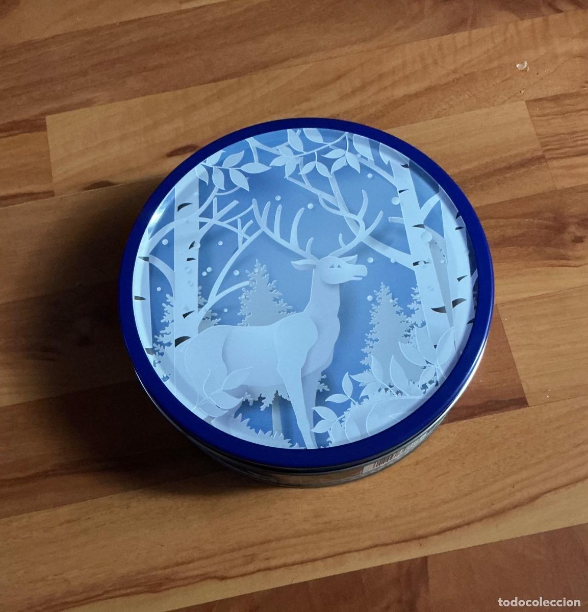 Cajas y cajitas met&aacute;licas: Lata. Motivos navide&ntilde;os. 19cm x 6,5cm.