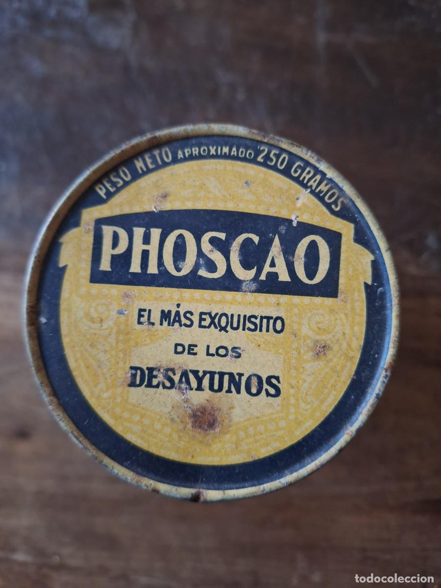 Cajas y cajitas met&aacute;licas: Lata antigua de Phoscao
