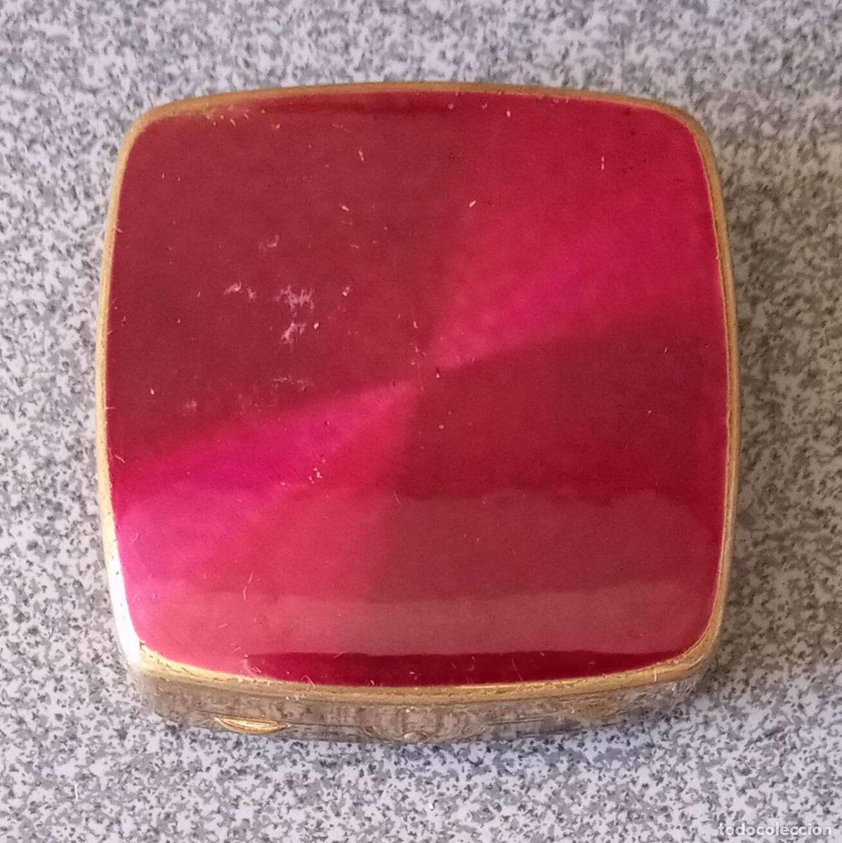 Cajas y cajitas met&aacute;licas: Pastillero metal vintage