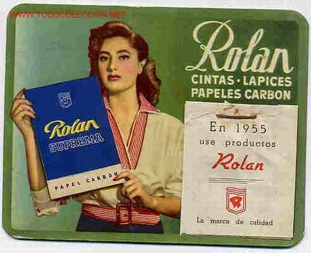 Collectionnisme Calendriers: CALENDARIO SOBREMESA 1955 TINTAS ROLAN