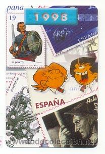 Sammeln von Kalendern: CALENDARIO DE BOLSILLO - A&ntilde;o 1.998 - Servicio Filatelico de Correos