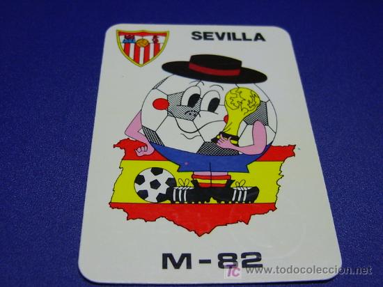 Coleccionismo calendarios: CALENDARIO DE BOLSILLO FUTBOL (SEVILLA) MUNDIAL 82. 1982