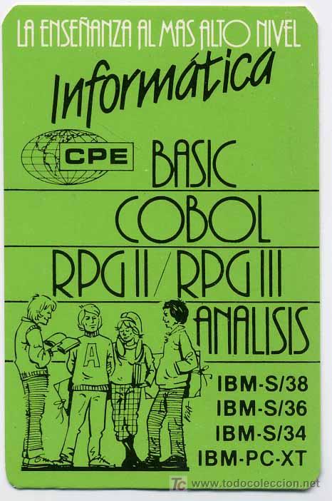 Sammeln von Kalendern: CALENDARIO INFORMATICA BASIC  1988     CAL1