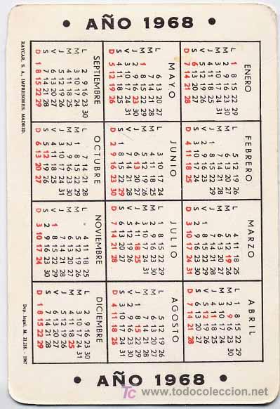 Coleccionismo calendarios: CALENDARIO    REGALE LIBROS     1968  CAL21 - Foto 2
