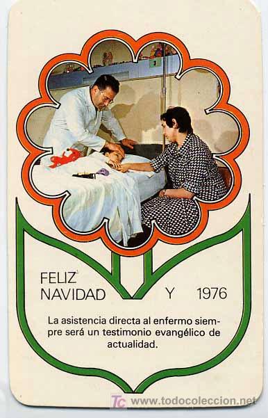 Sammeln von Kalendern: CALENDARIO    HOSPITAL DE SAN JUAN DE DIOS DE VALENCIA   1976   CAL46