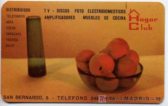 Sammeln von Kalendern: CALENDARIO    HOGAR CLUB   1965    CAL61