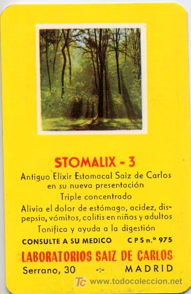 Sammeln von Kalendern: CALENDARIO   ESTOMALIX 3  1965      CAL86