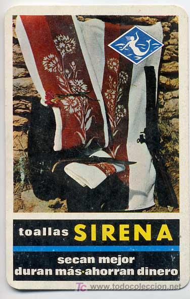 Collectionnisme Calendriers: CALENDARIO   FOURNIER TOALLAS SIRENA   1966      CAL100