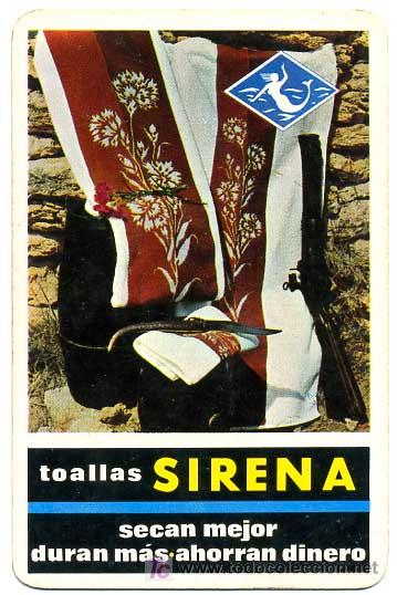 Collectionnisme Calendriers: CALENDARIO FOURNIER TOALLAS SIRENA 1966  CAL392   VER FOTO DEL REVERSO
