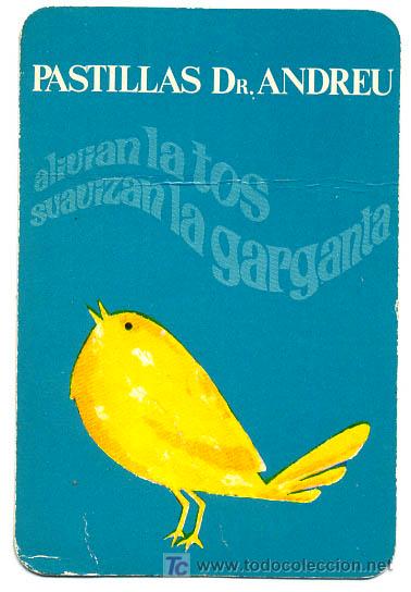 Collectionnisme Calendriers: CALENDARIO  PASTILLAS DEL DR. ANDREU    1969  CAL611