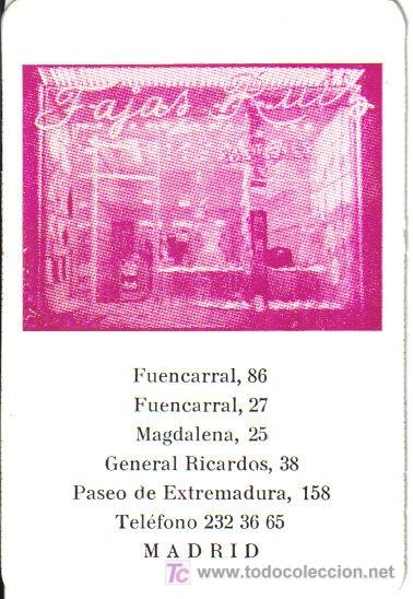 Coleccionismo calendarios: CALENDARIO DE BOLSILLO, FAJAS RUIZ, MADRID A&Ntilde;O 1968
