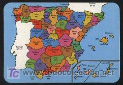 Coleccionismo calendarios: calendario - provincias y prefijos telef&oacute;nicos 1991