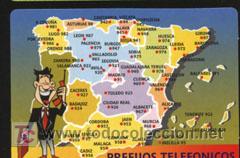 Coleccionismo calendarios: calendario - prefijos telef&oacute;nicos 2004