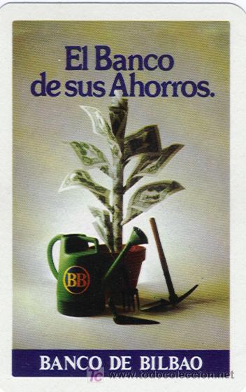 Colecionismo Calend&aacute;rios: Calendario Fournier del Banco de Bilbao. A&ntilde;o 1977.