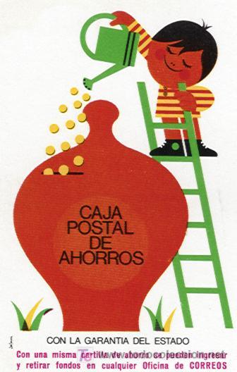 Coleccionismo Calendarios: Calendario Fournier de la Caja Postal de Ahorros. A&ntilde;o 1972.