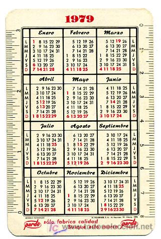 Coleccionismo calendarios: CALENDARIO FOURNIER ,  PARDO  1978 - 79  ,  CAL 181