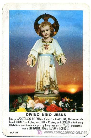 Coleccionismo calendarios: CALENDARIO FOURNIER , DIVINO NI&Ntilde;O JESUS   1963 ,  CAL 369