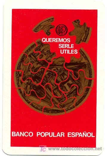 Collezionismo Calendari: CALENDARIO FOURNIER , BANCO POPULAR   1970   , CAL 430